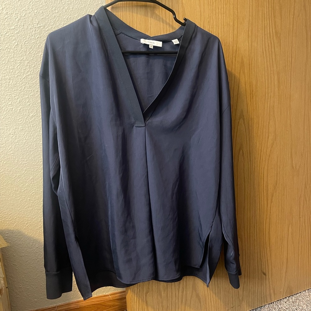 Navy Blue Vince Blouse